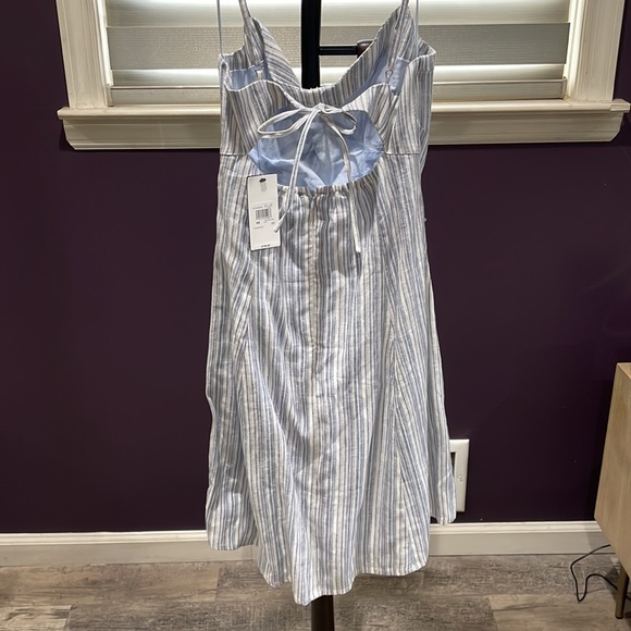 Guess SL Aileen open back dress patio stripe print - Picture 2 of 3